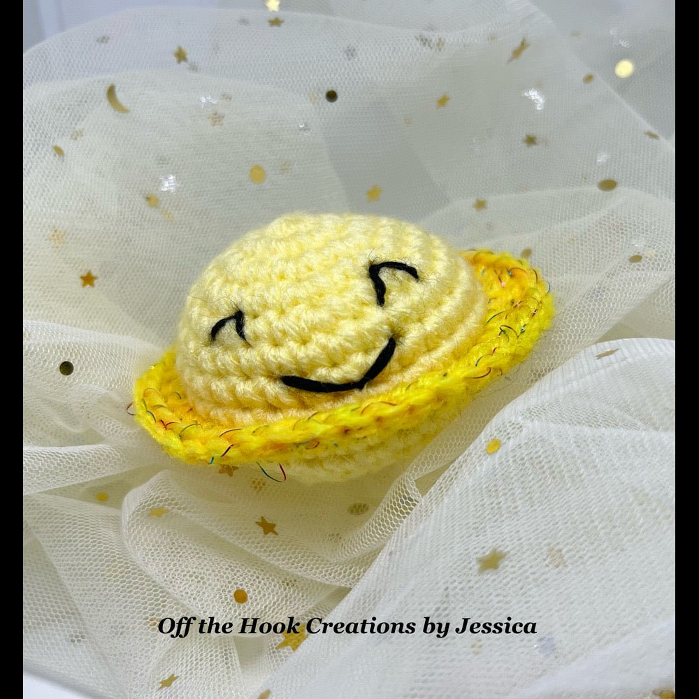 Off the Hook Creations by Jessica  | Crochet Saturn Toy