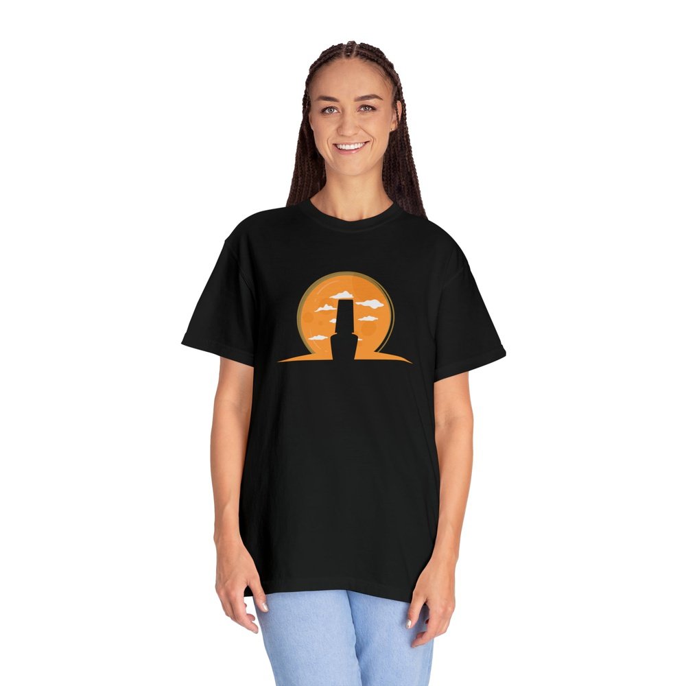 Spooky Silhouette Garment-Dyed T-shirt