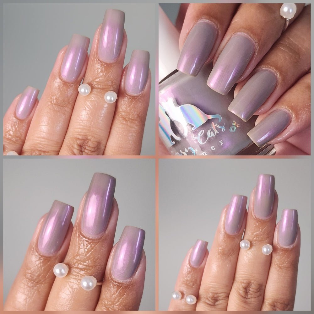 Sassy Cats Lacquer | It's giving Apparition Light