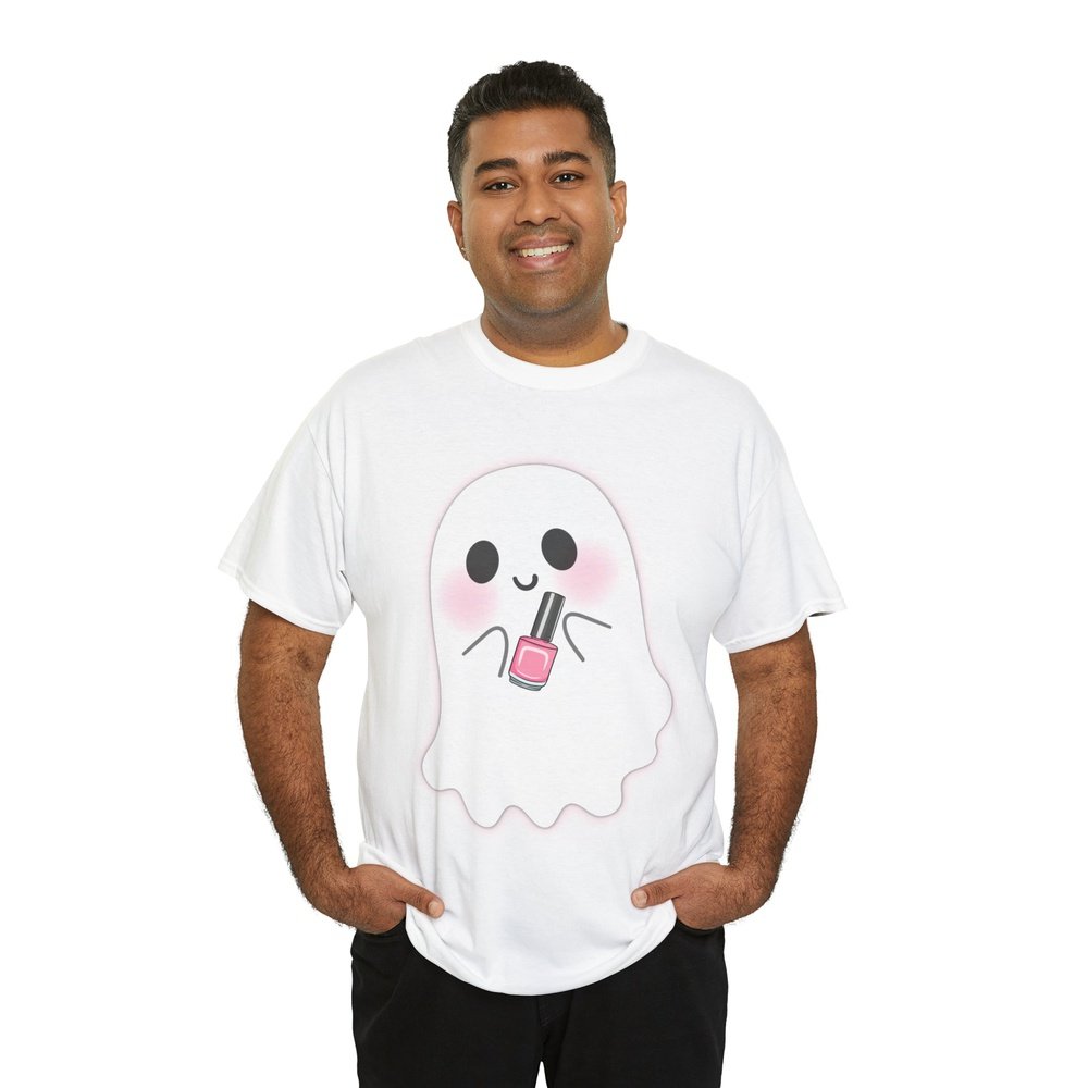 Friendly Ghost Heavy Cotton Tee