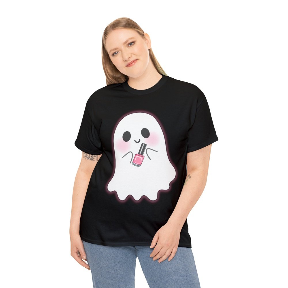 Friendly Ghost Heavy Cotton Tee