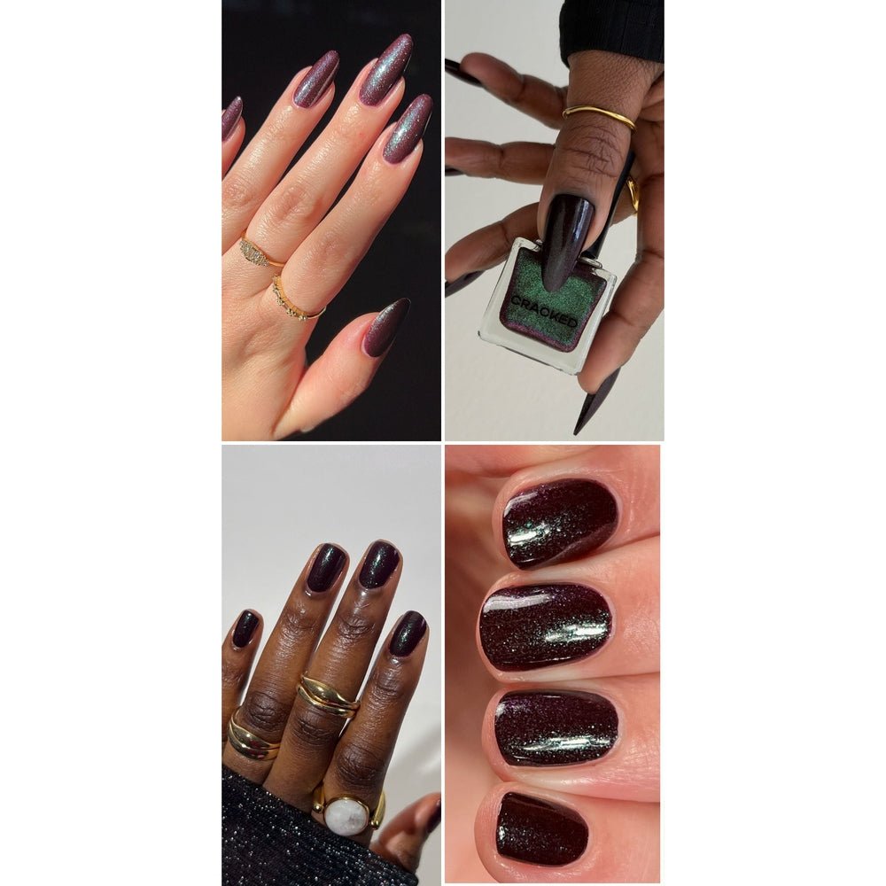 Cracked Polish | Big Ol' Hoops