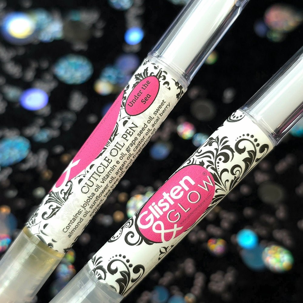 Cuticle Remover & Cuticle Oil Pen Duo by Glisten & Glow