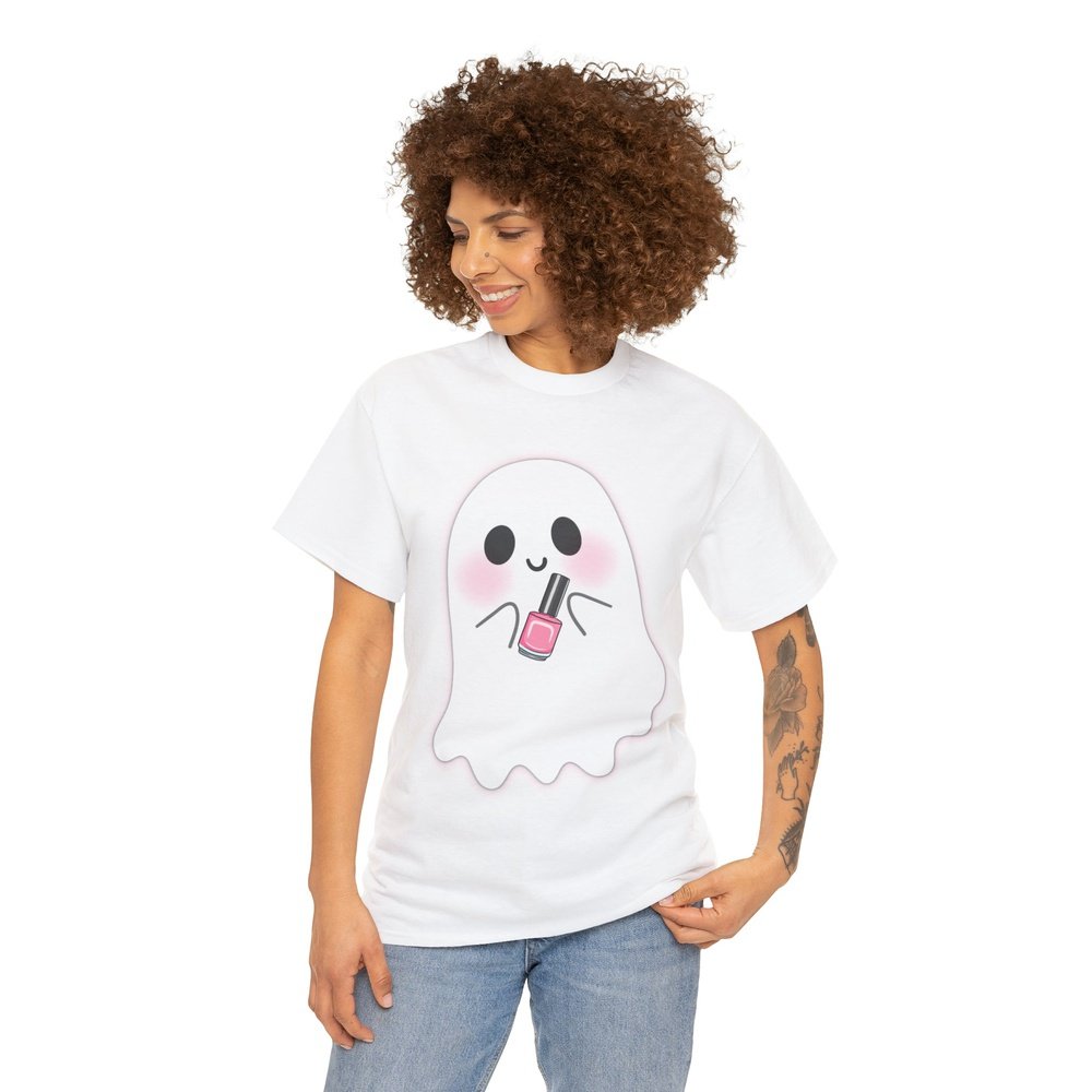 Friendly Ghost Heavy Cotton Tee