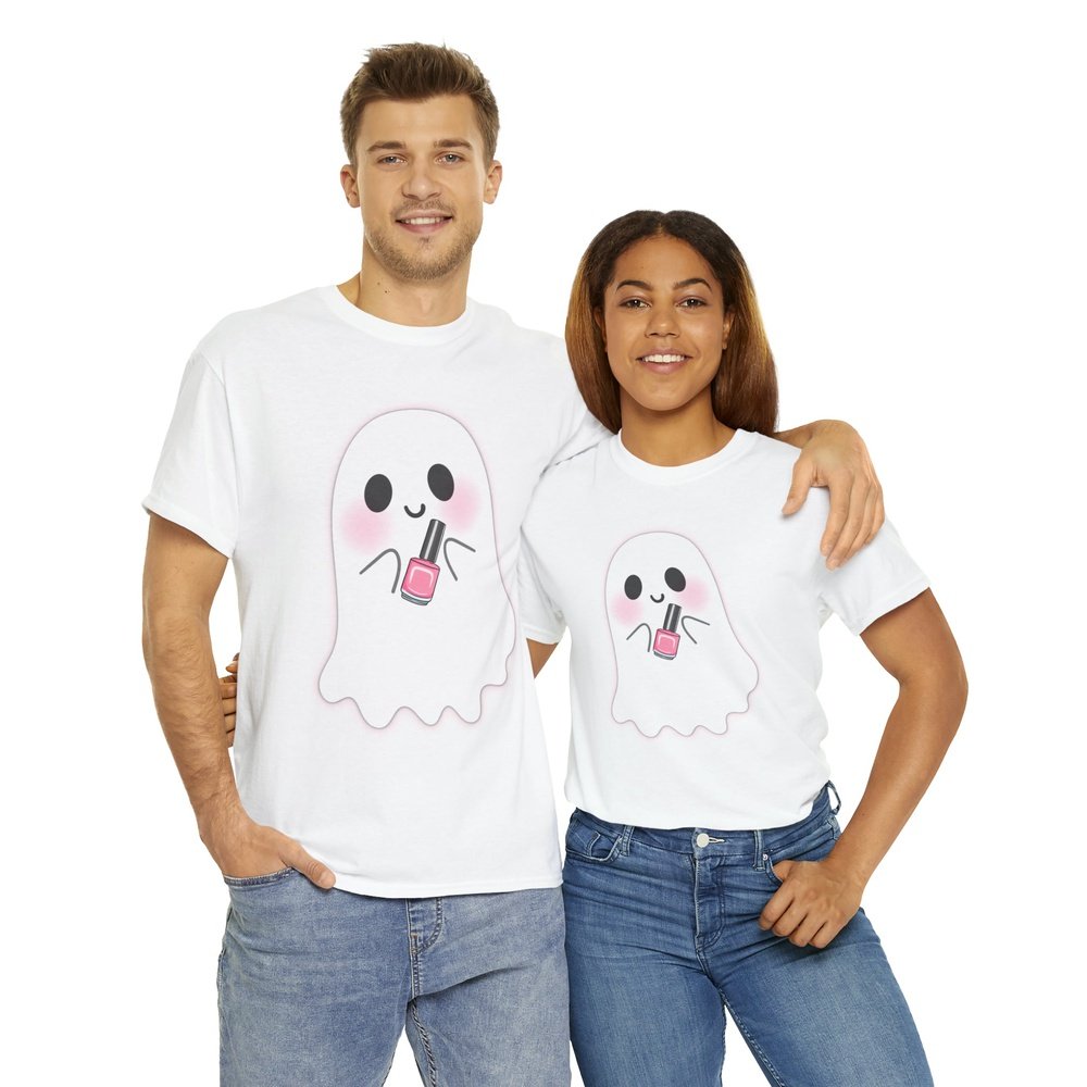 Friendly Ghost Heavy Cotton Tee