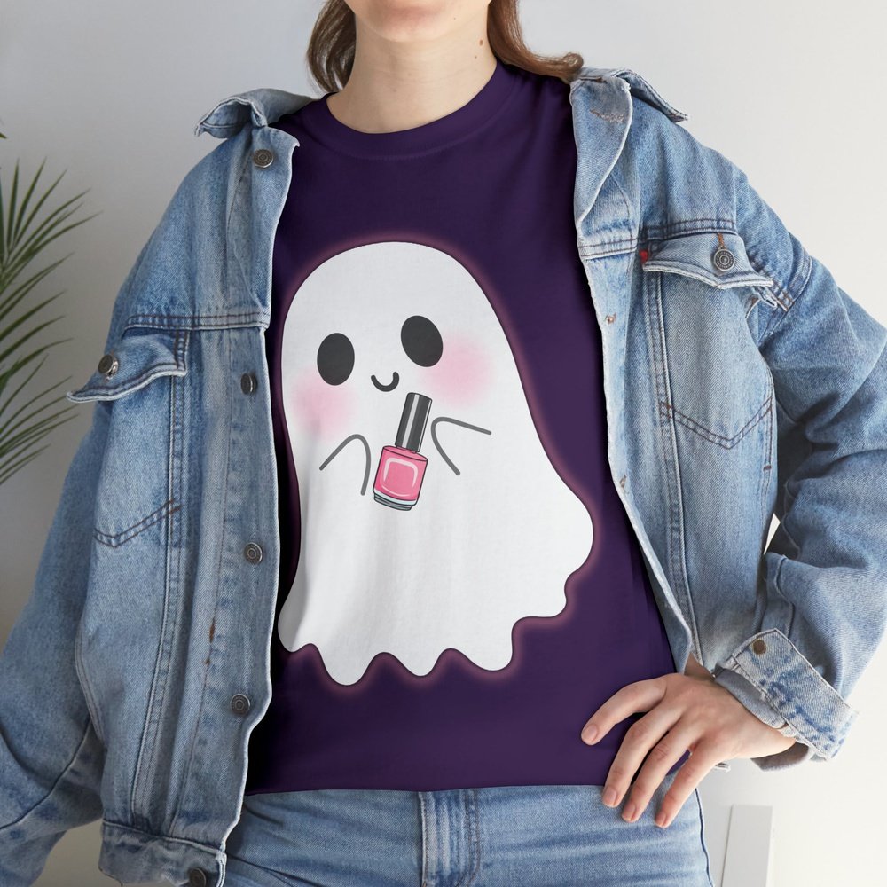 Friendly Ghost Heavy Cotton Tee