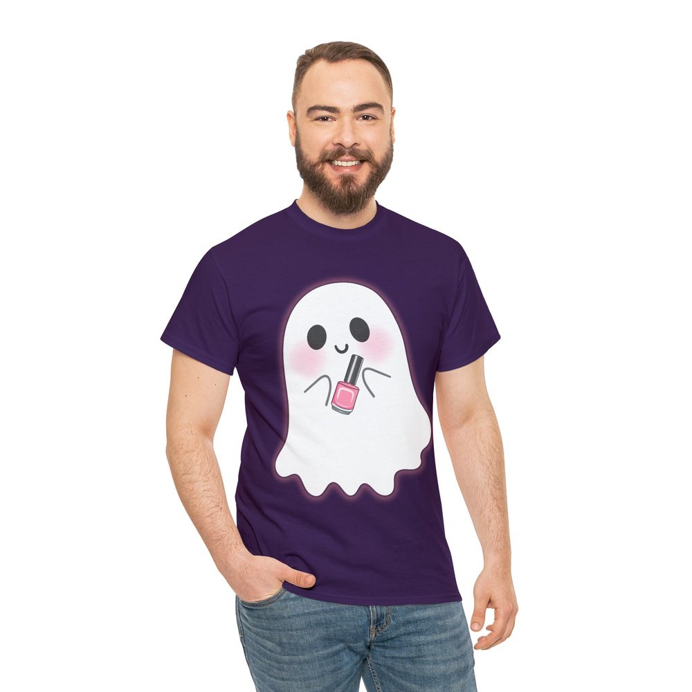 Friendly Ghost Heavy Cotton Tee