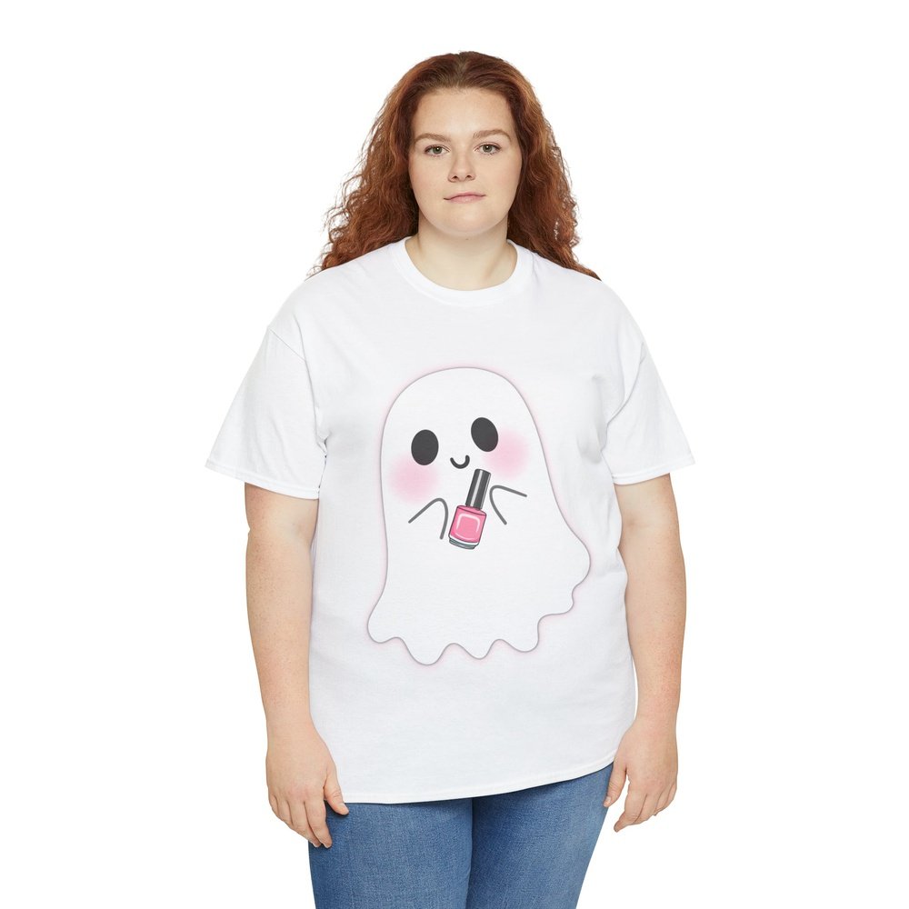 Friendly Ghost Heavy Cotton Tee