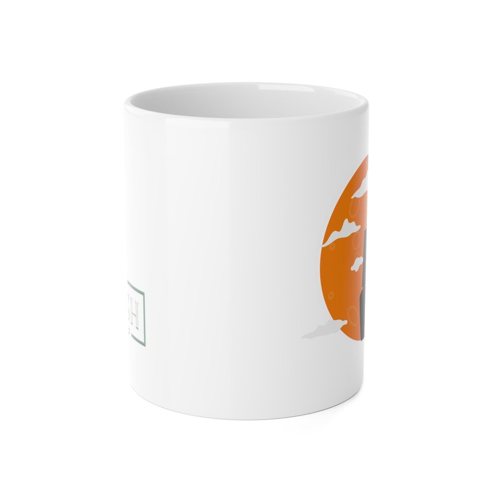 Spooky Silhouette White Ceramic Mug