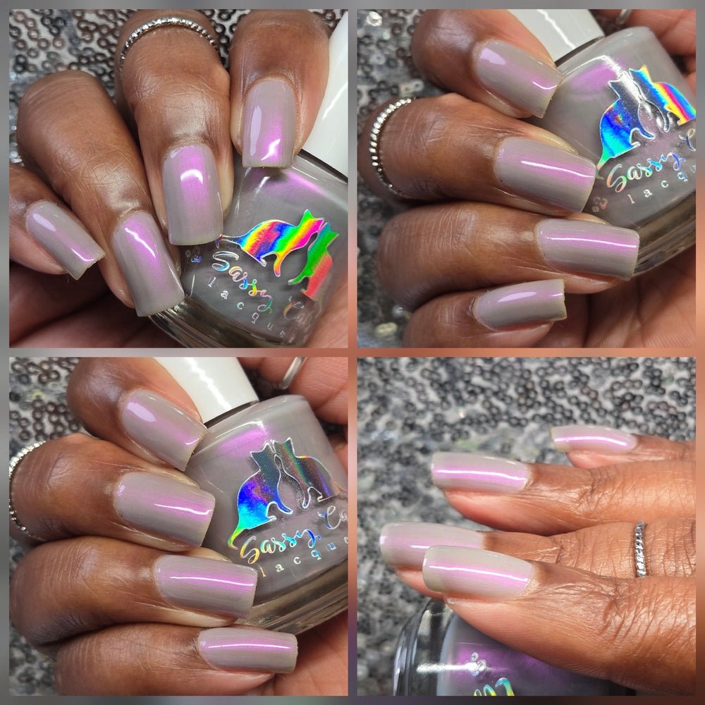 Sassy Cats Lacquer | It's giving Apparition Light