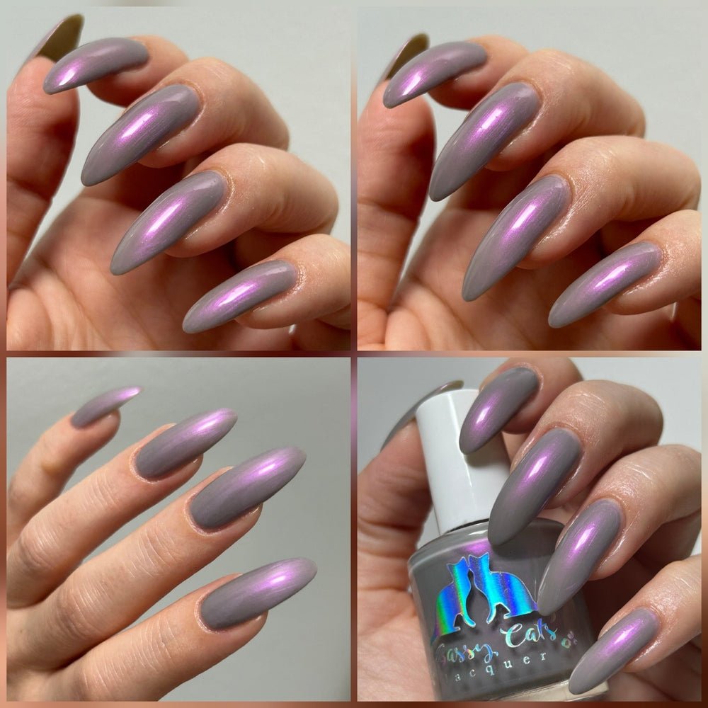 Sassy Cats Lacquer | It's giving Apparition Light