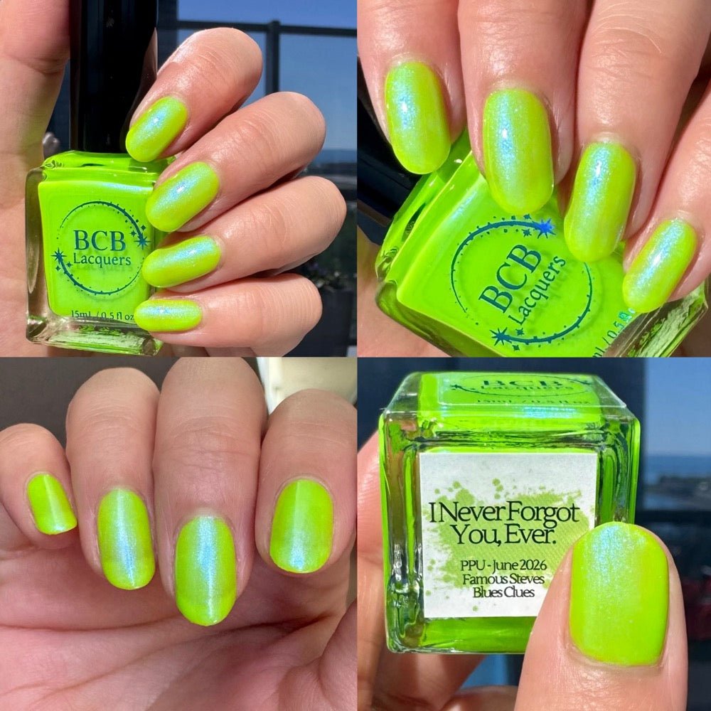 BCB Lacquers | I Never Forgot You, Ever.