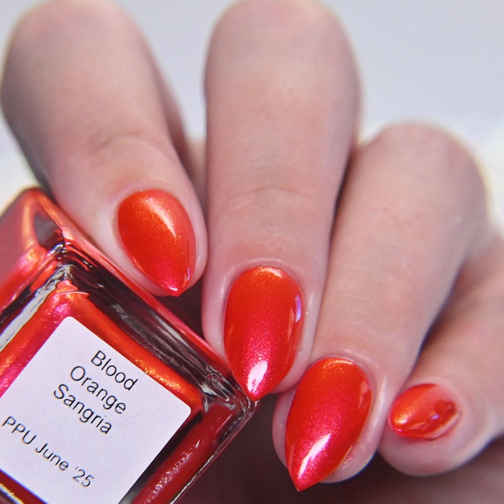 Cracked Polish | Blood Orange Sangria