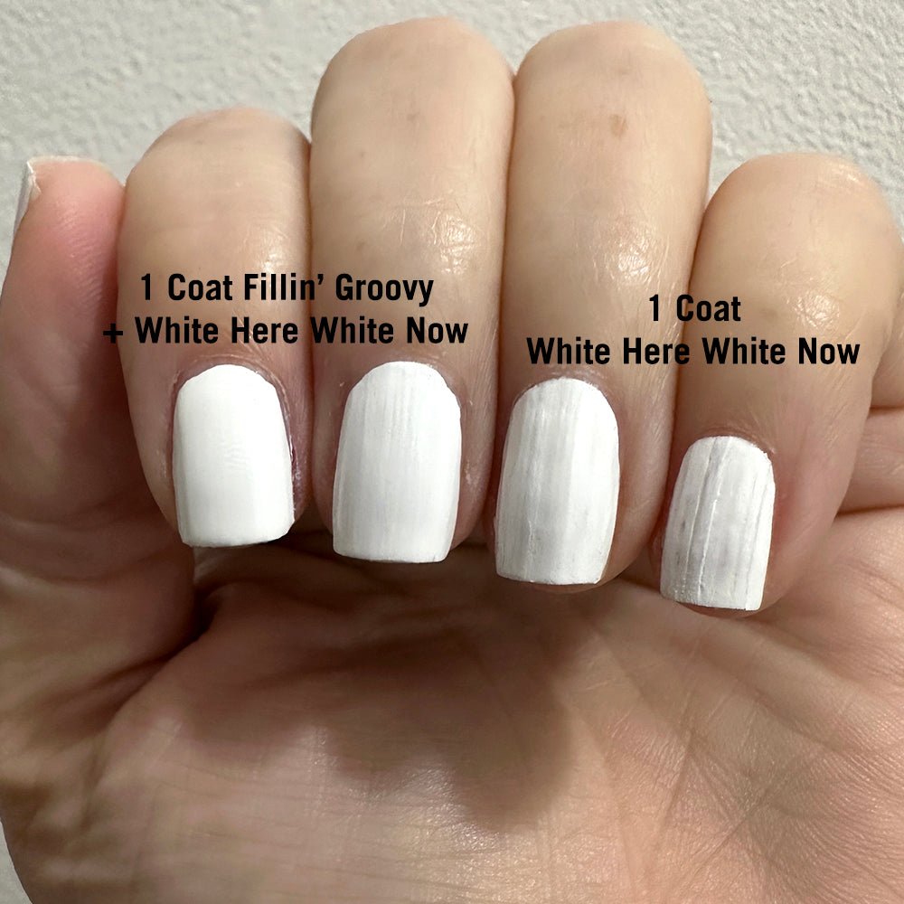 Base Coat by KBShimmer | Fillin' Groovy Ridge Filling