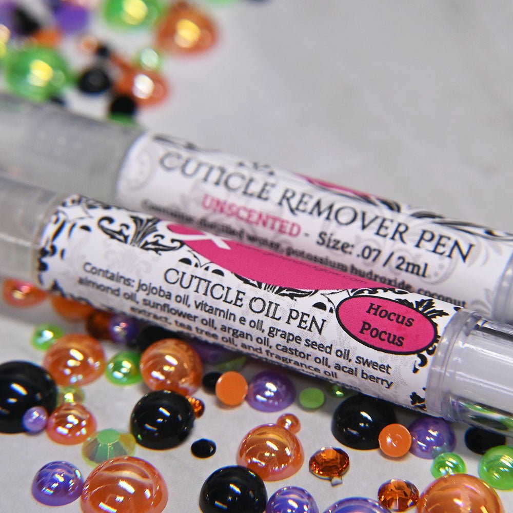 Cuticle Oil and Cuticle Remover Pen DUO by Glisten & Glow