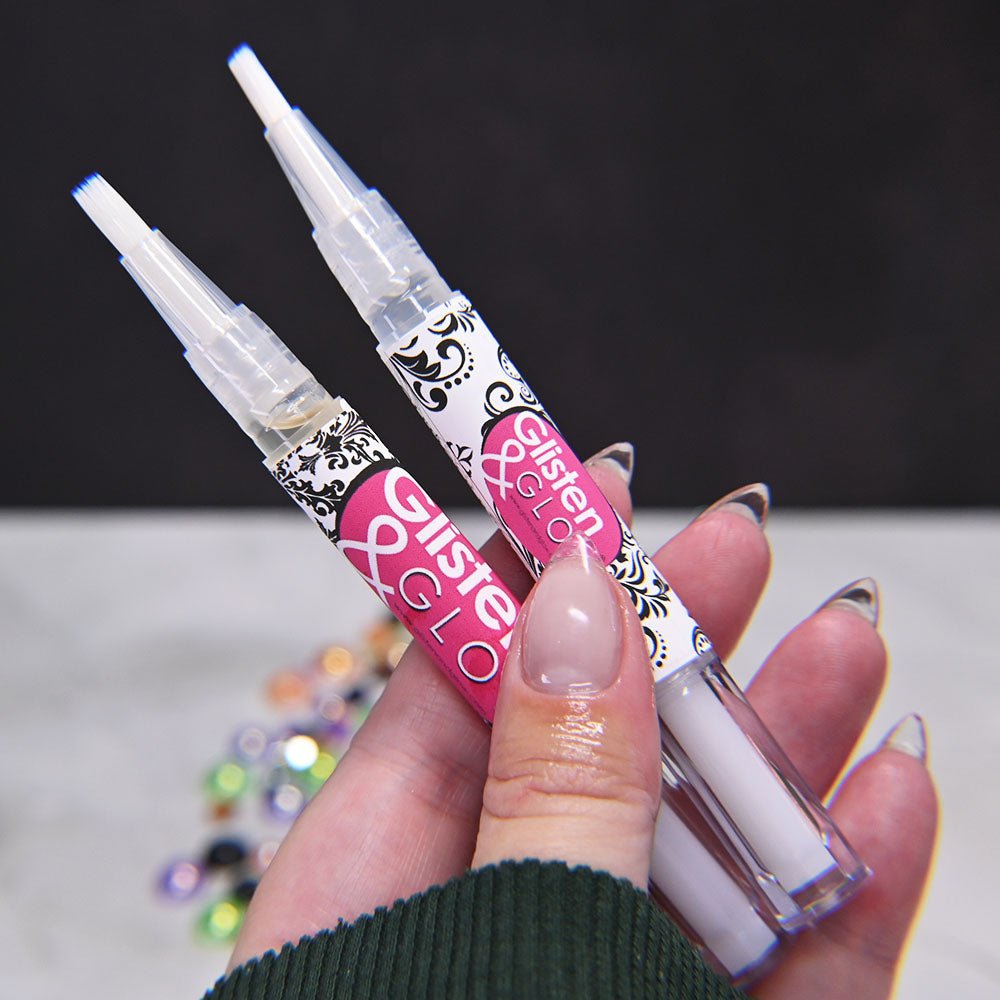 Cuticle Oil and Cuticle Remover Pen DUO by Glisten & Glow