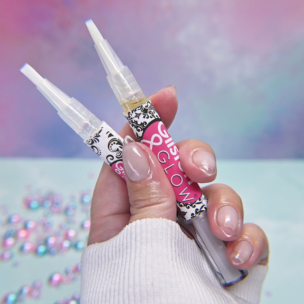 Cuticle Oil and Cuticle Remover Pens DUO by Glisten & Glow