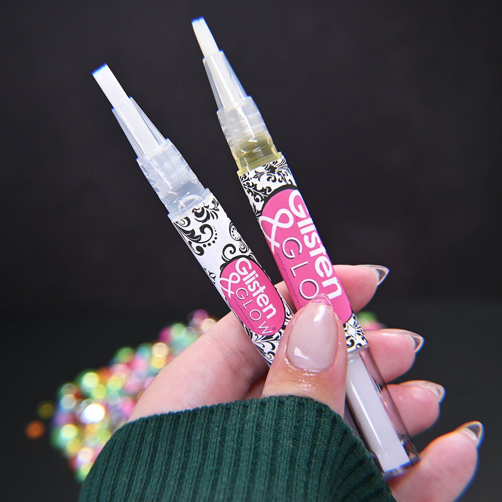 Cuticle Remover & Cuticle Oil Pen Duo by Glisten & Glow