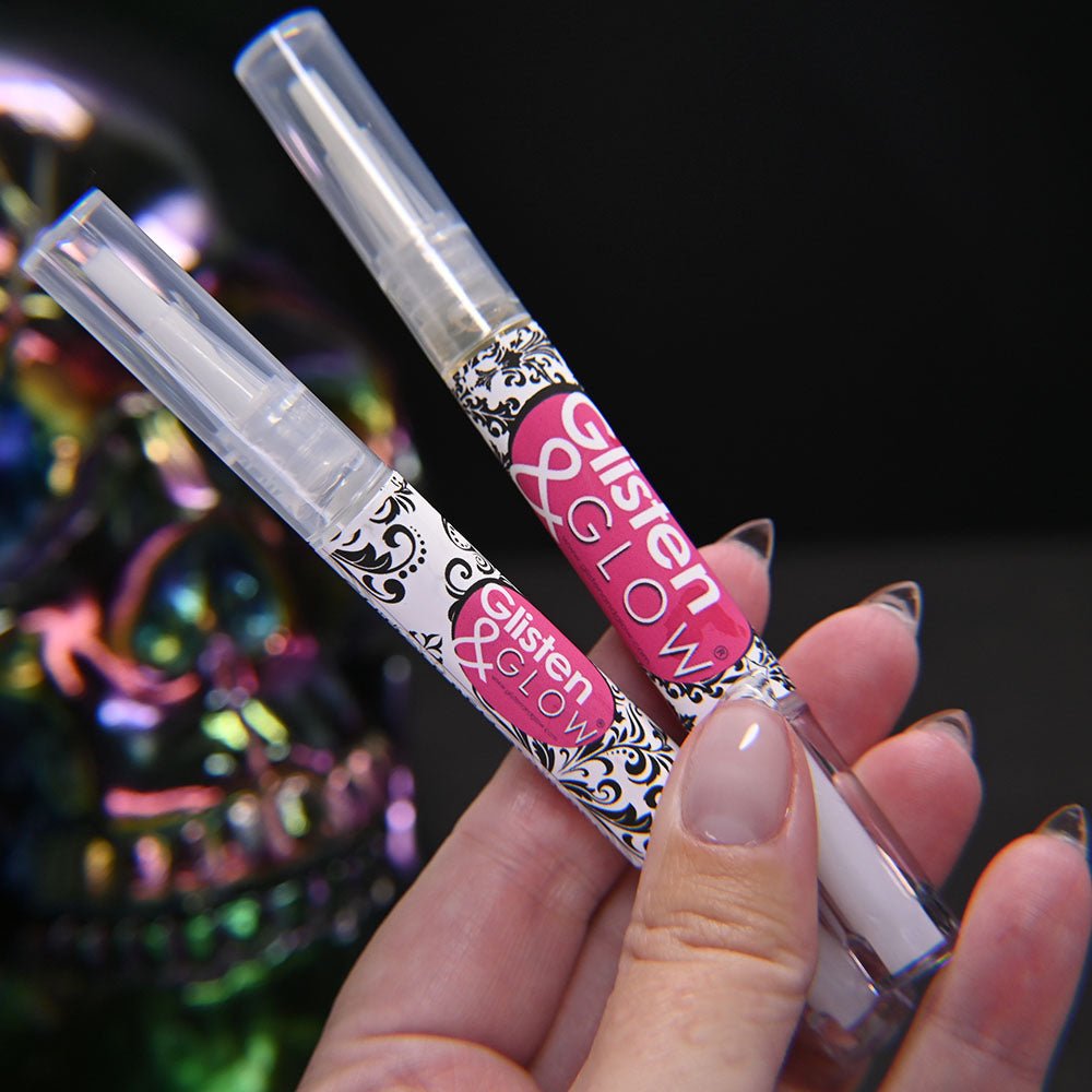 Cuticle Oil and Cuticle Remover Pens DUO by Glisten & Glow
