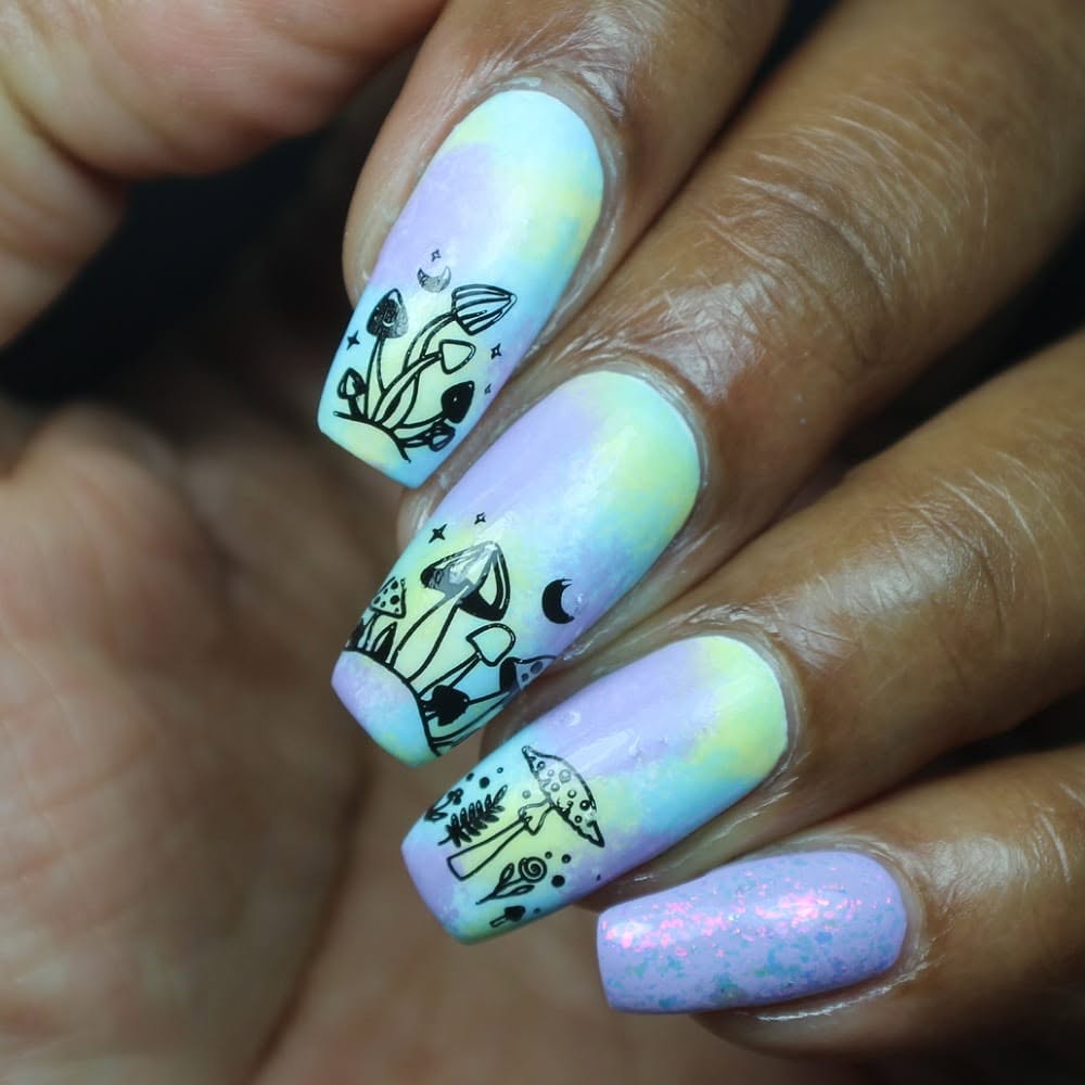 Stamping Plate by Hit the Bottle Polishes | Mystic Charm