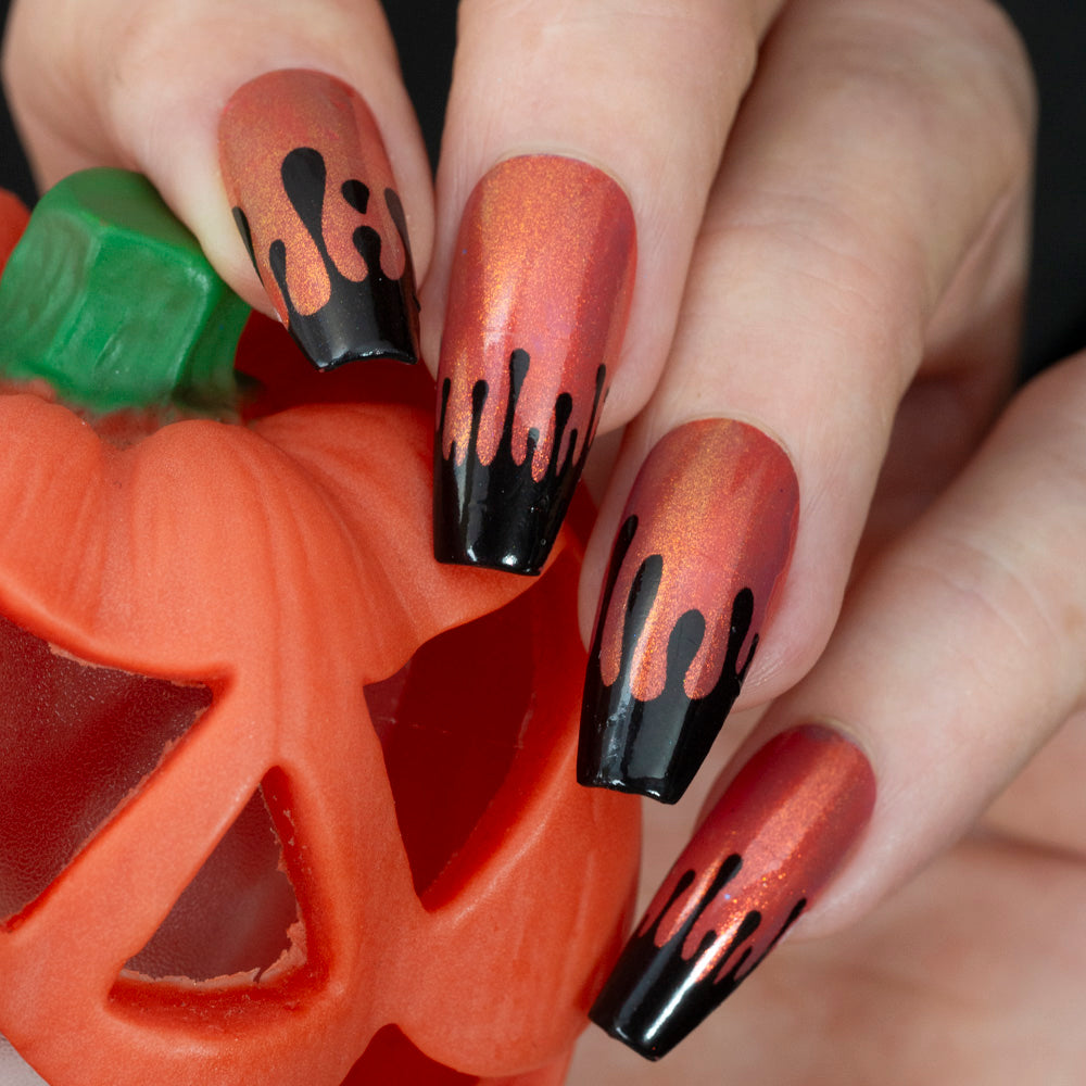 Stamping Plate by Hit the Bottle Polishes | Embrace the Darkside 05
