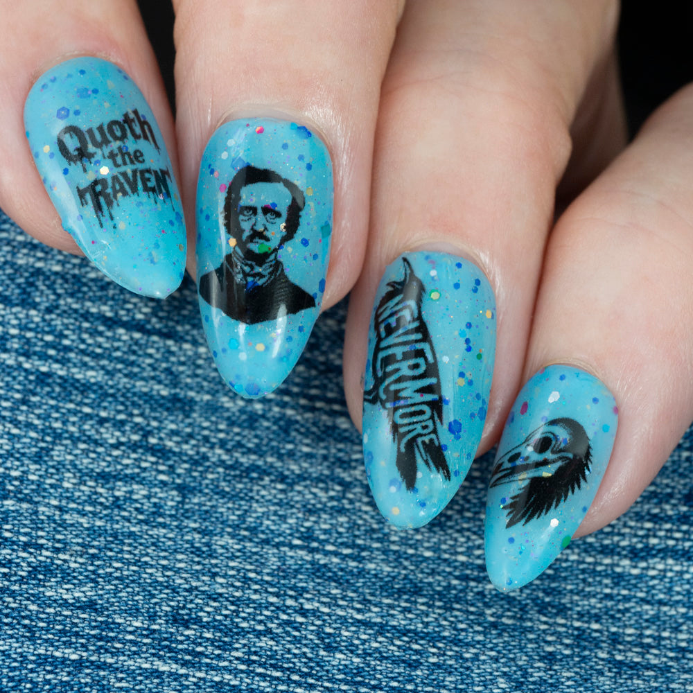 Stamping Plate by Hit the Bottle Polishes | Embrace the Darkside 05