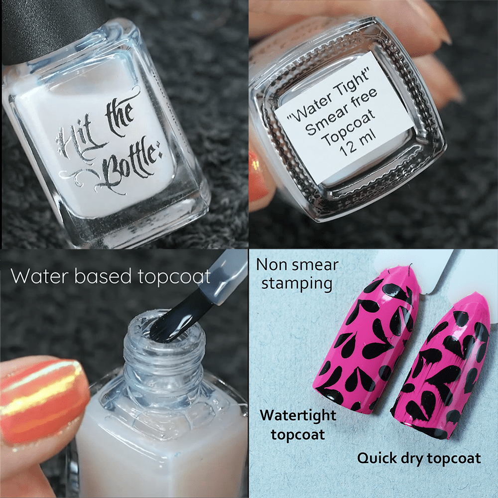 Top Coat by Hit the Bottle Polishes | Water Tight