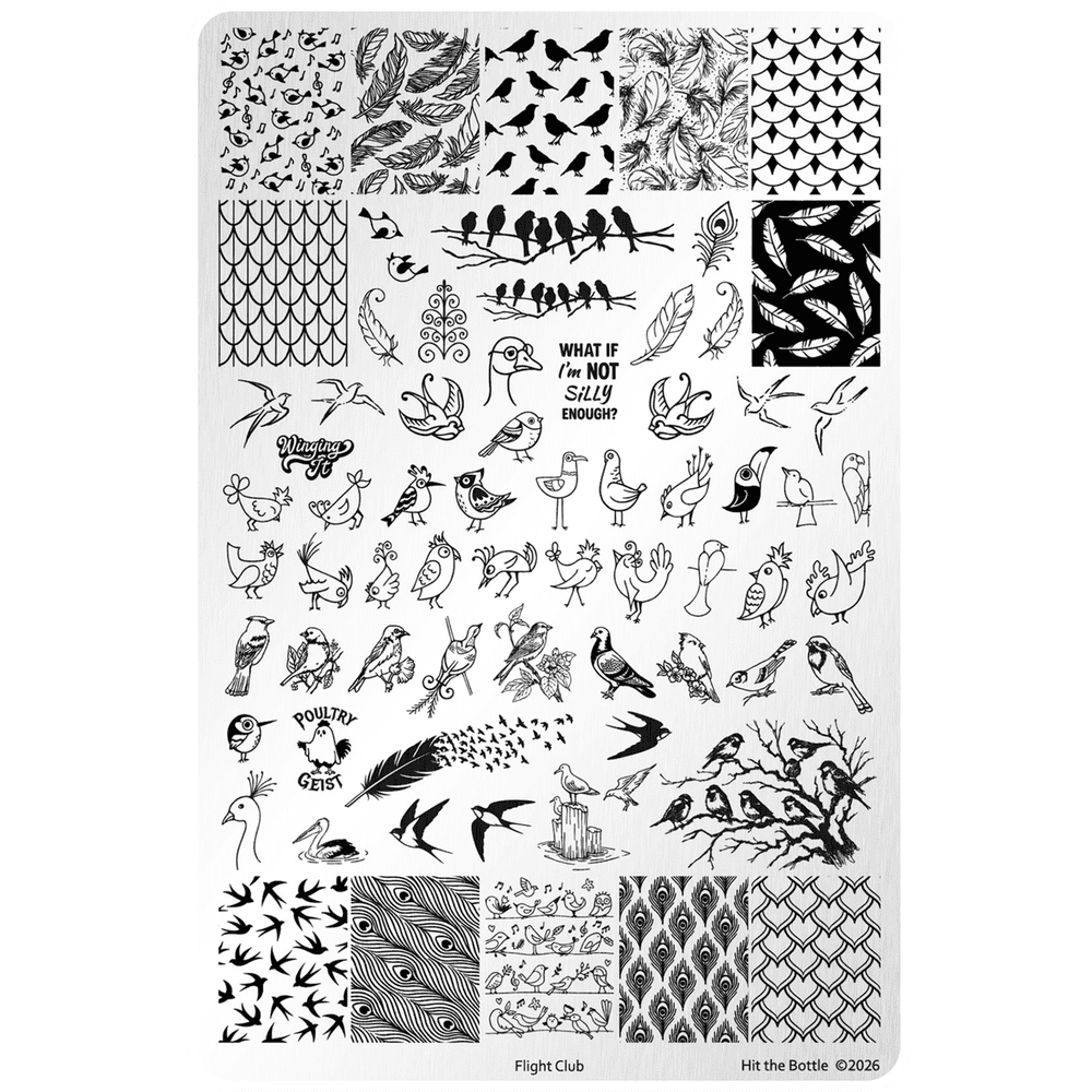 Stamping Plate by Hit the Bottle Polishes | Flight Club