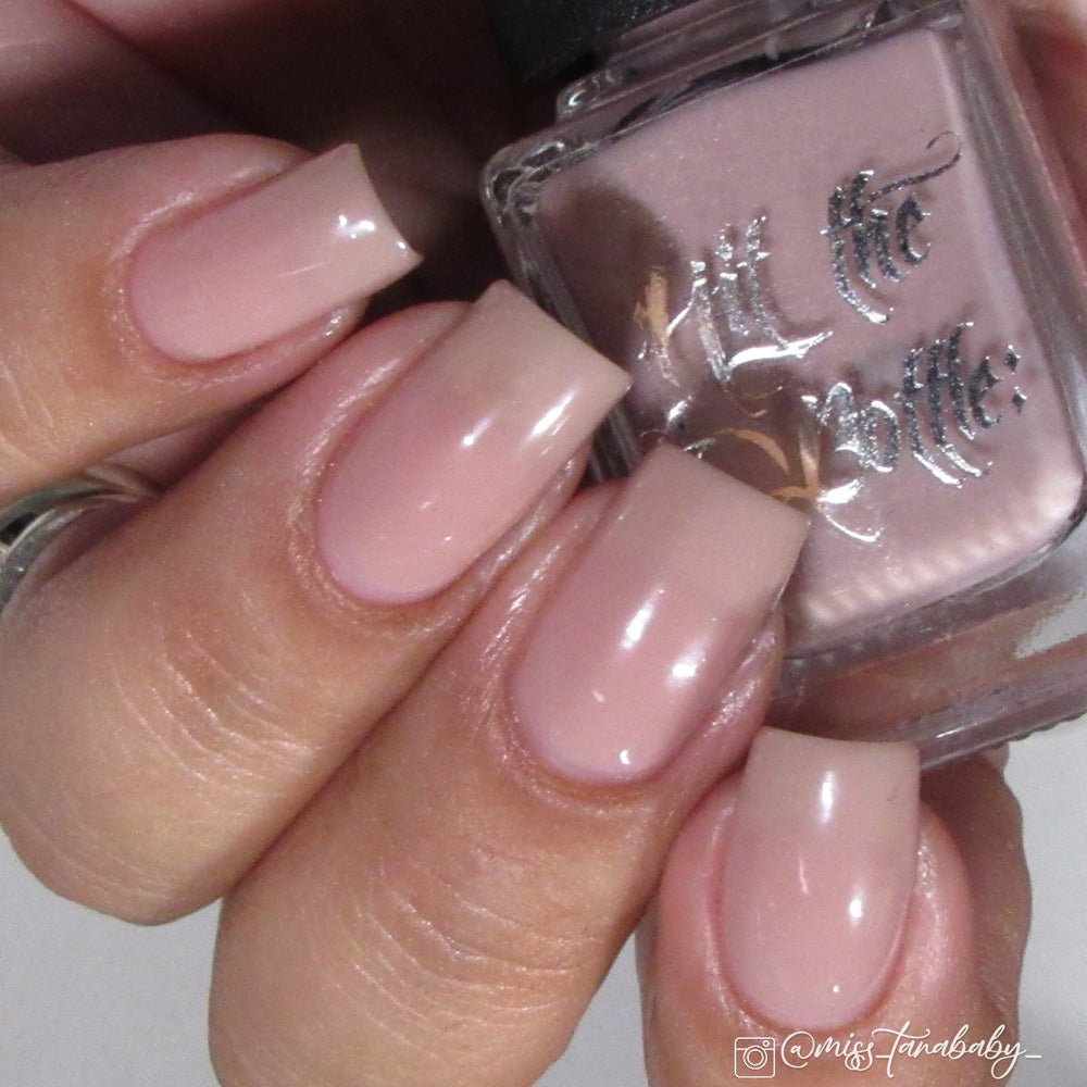 Basecoat by Hit the Bottle Polishes | Rose Ash Undies Peel Off Basecoat