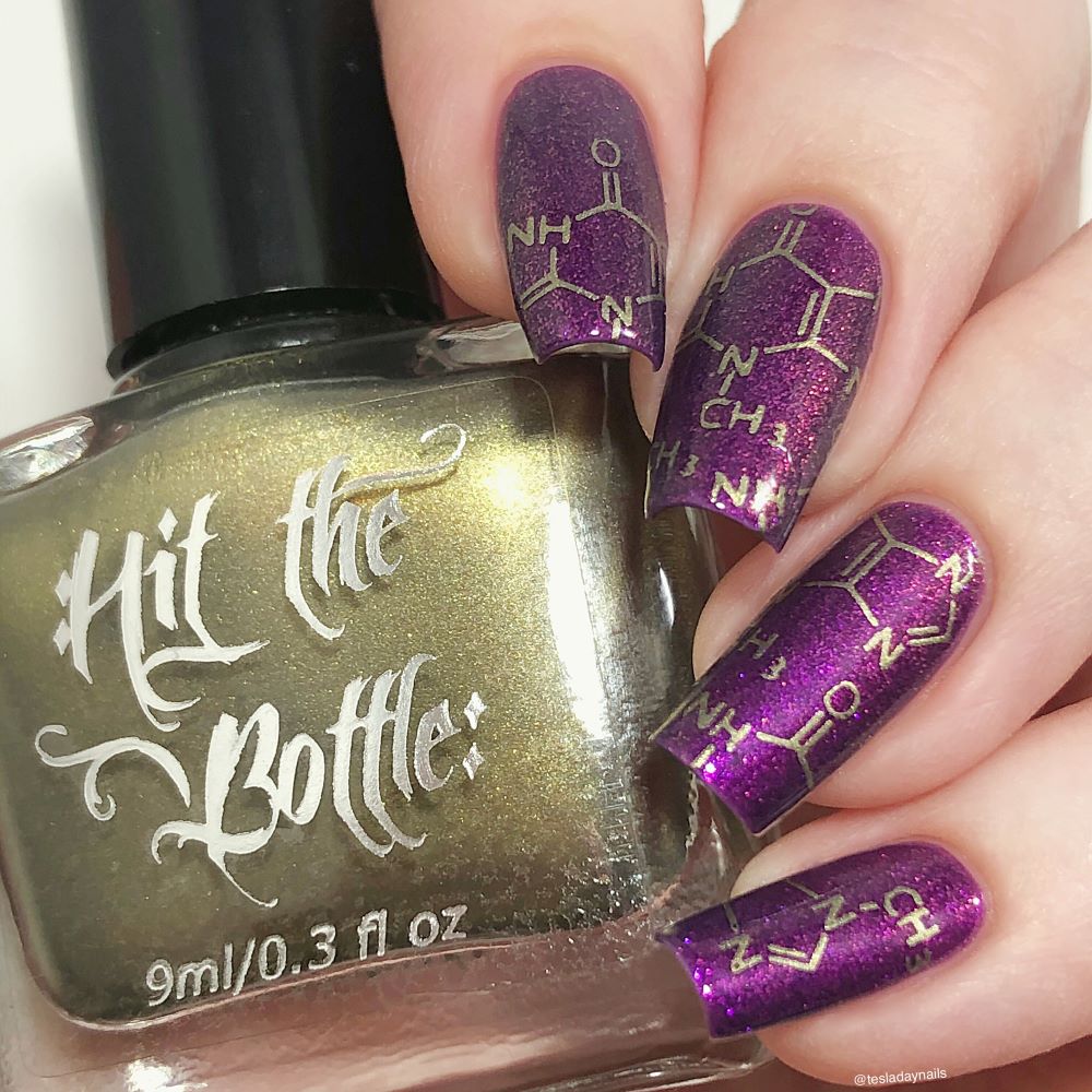 Stamping Plate by Hit the Bottle Polishes | For the Love of Science