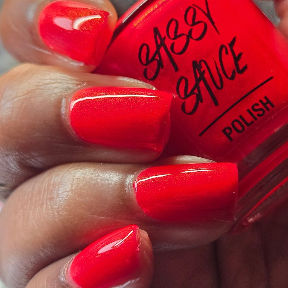 Sassy Sauce Polish | Hot Damn Anthurium 2.0-
