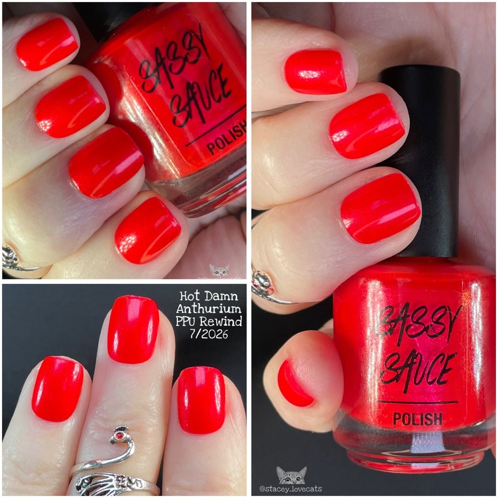 Sassy Sauce Polish | Hot Damn Anthurium 2.0-
