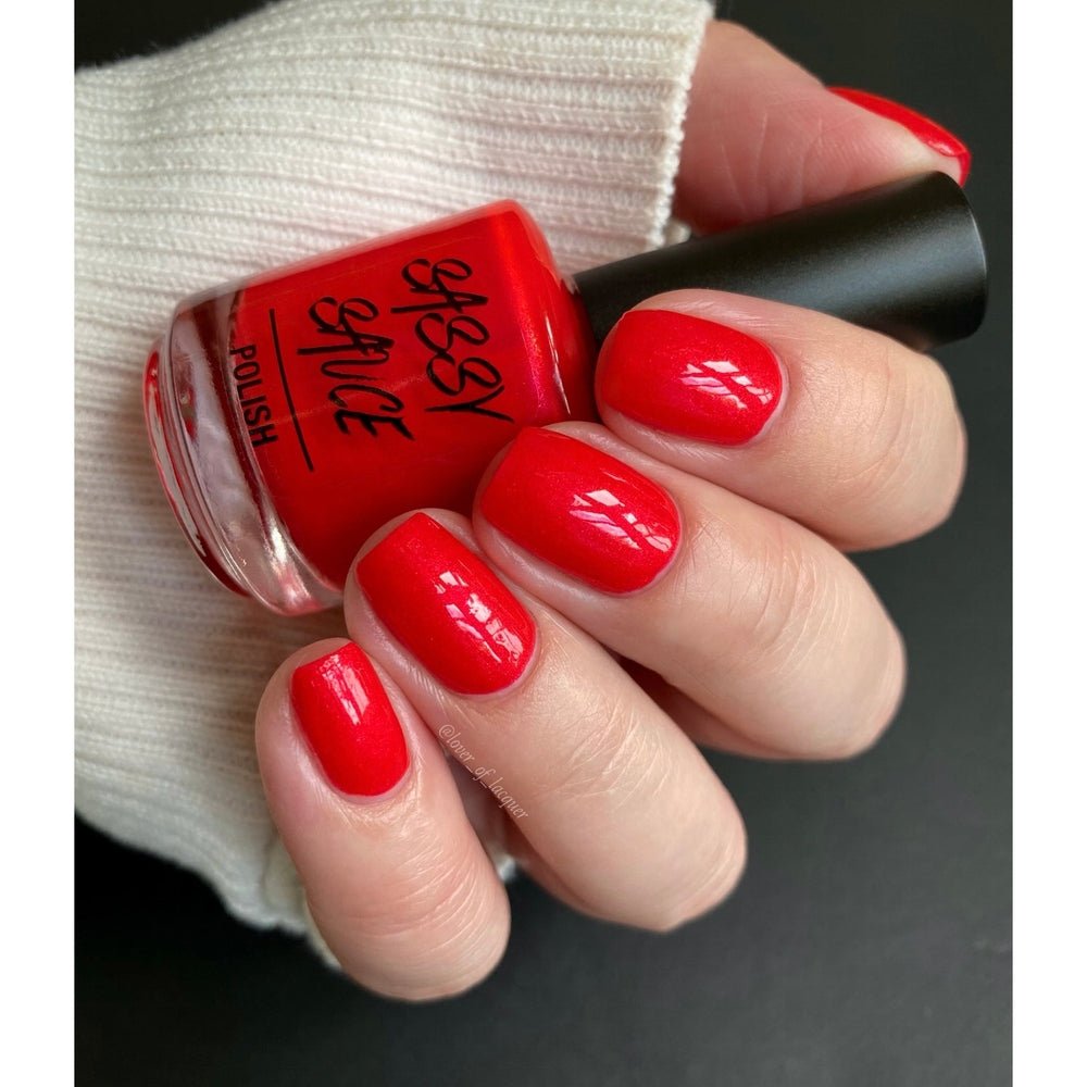 Sassy Sauce Polish | Hot Damn Anthurium 2.0-