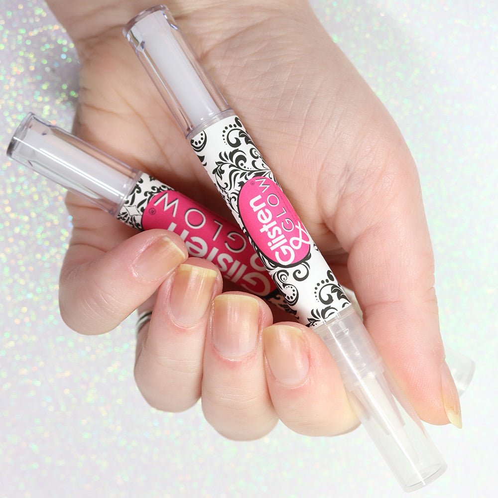 Cuticle Oil and Cuticle Remover Pen DUO by Glisten & Glow