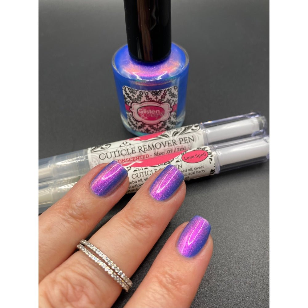 Cuticle Remover & Cuticle Oil Pen Duo by Glisten & Glow