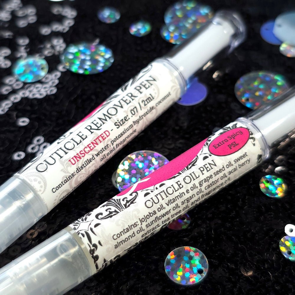 Cuticle Remover & Cuticle Oil Pen Duo by Glisten & Glow