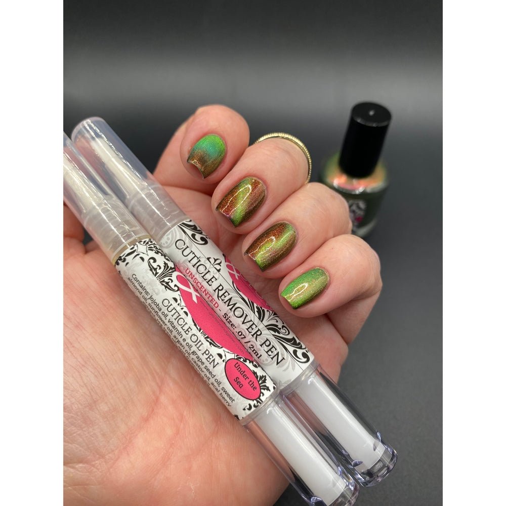 Cuticle Remover & Cuticle Oil Pen Duo by Glisten & Glow
