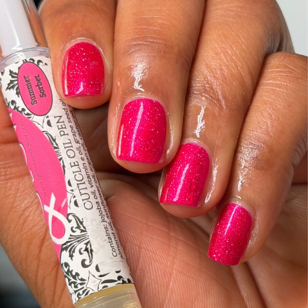 Cuticle Remover & Cuticle Oil Pen Duo by Glisten & Glow
