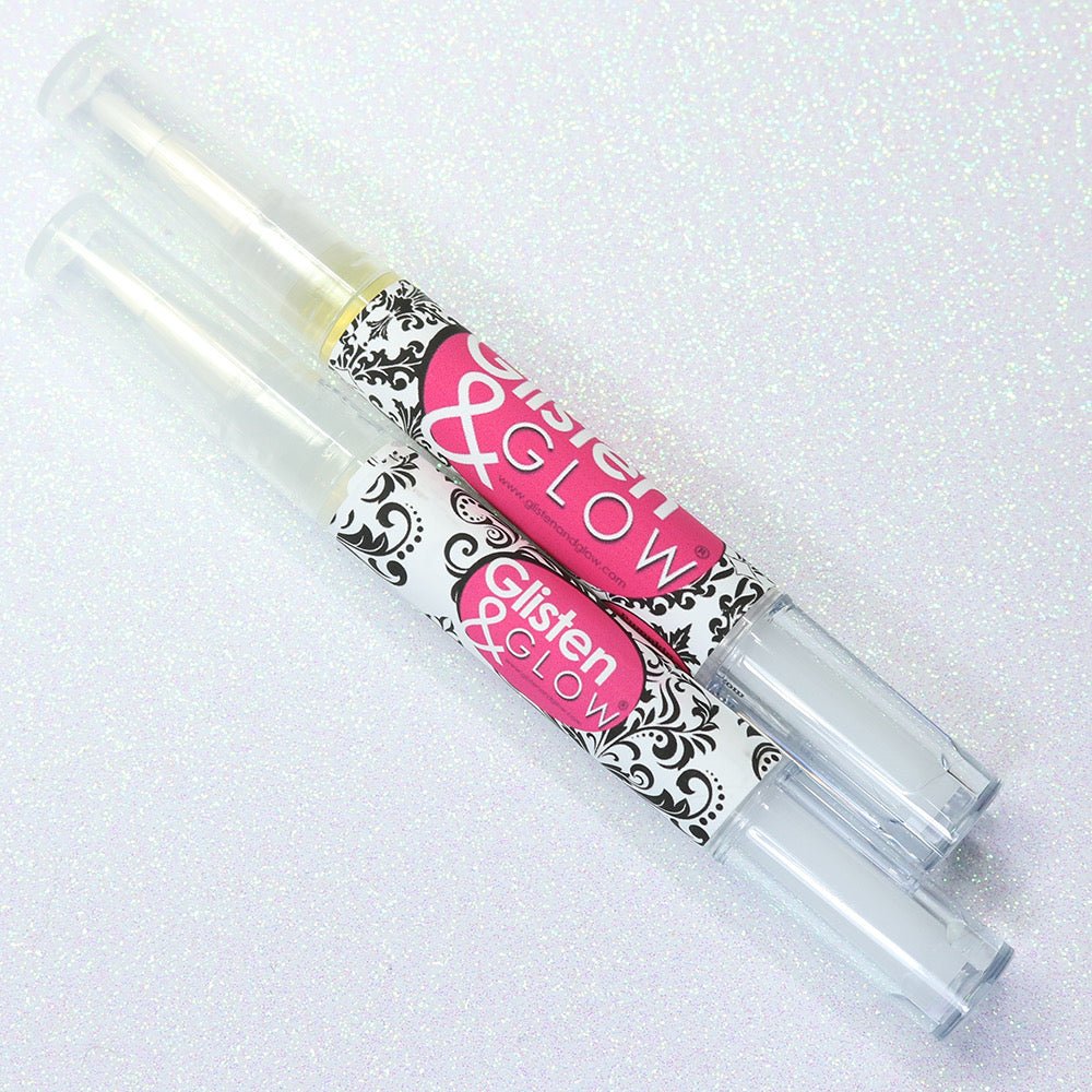 Cuticle Oil and Cuticle Remover Pens DUO by Glisten & Glow