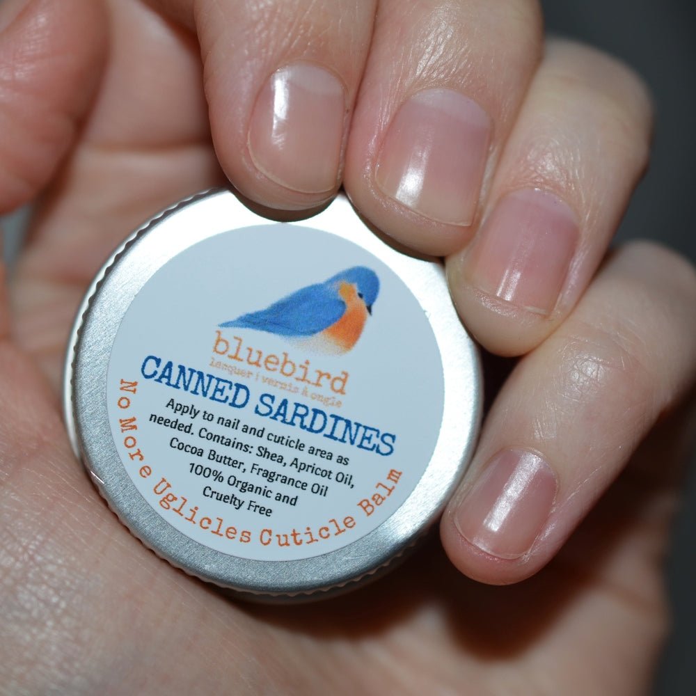 Cuticle Balm by Bluebird | No More Uglicles Canned Sardines