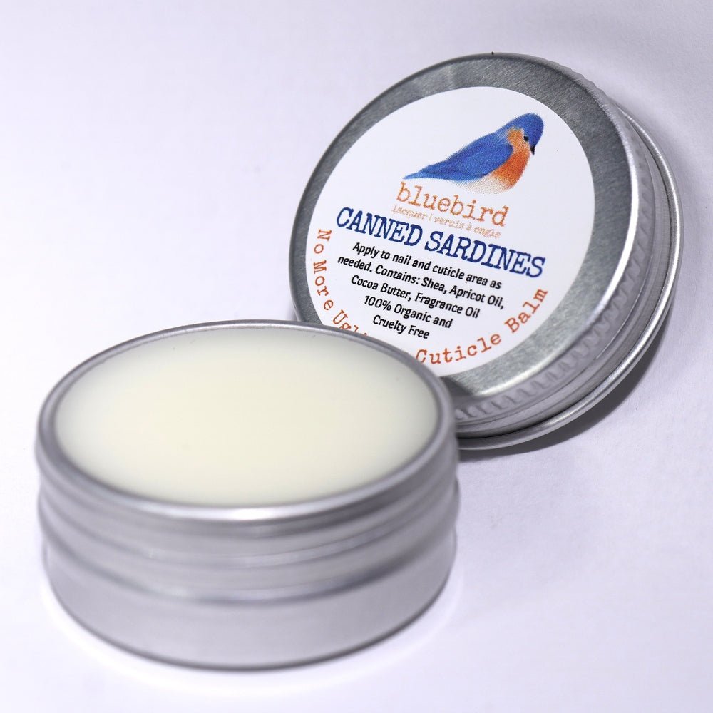 Cuticle Balm by Bluebird | No More Uglicles Canned Sardines