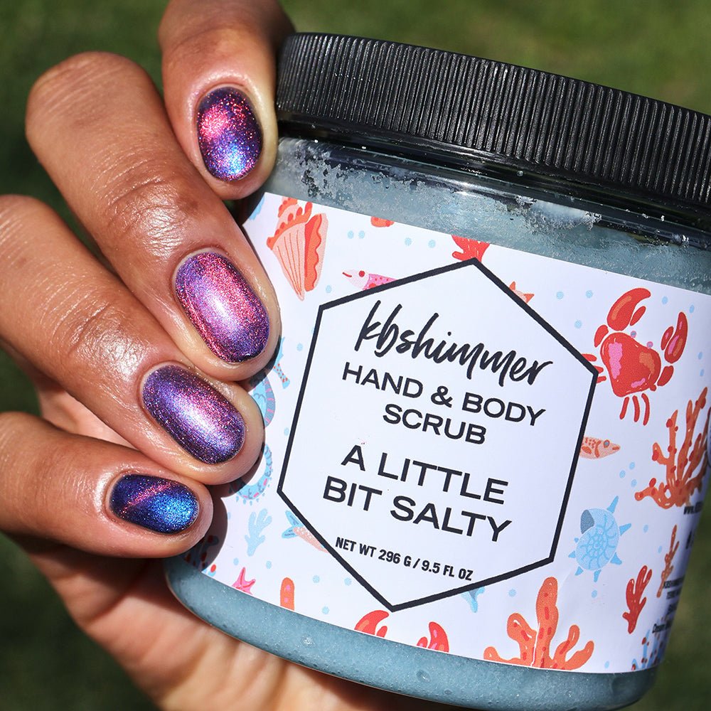 Hand & Body Scrub by KBShimmer | A Little Bit Salty