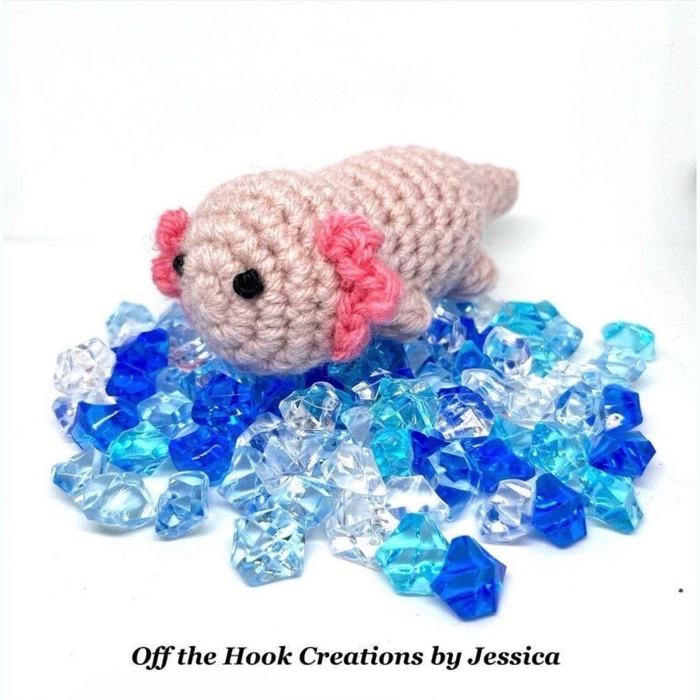 Off the Hook Creations by Jessica | Crochet Axolotl Toy