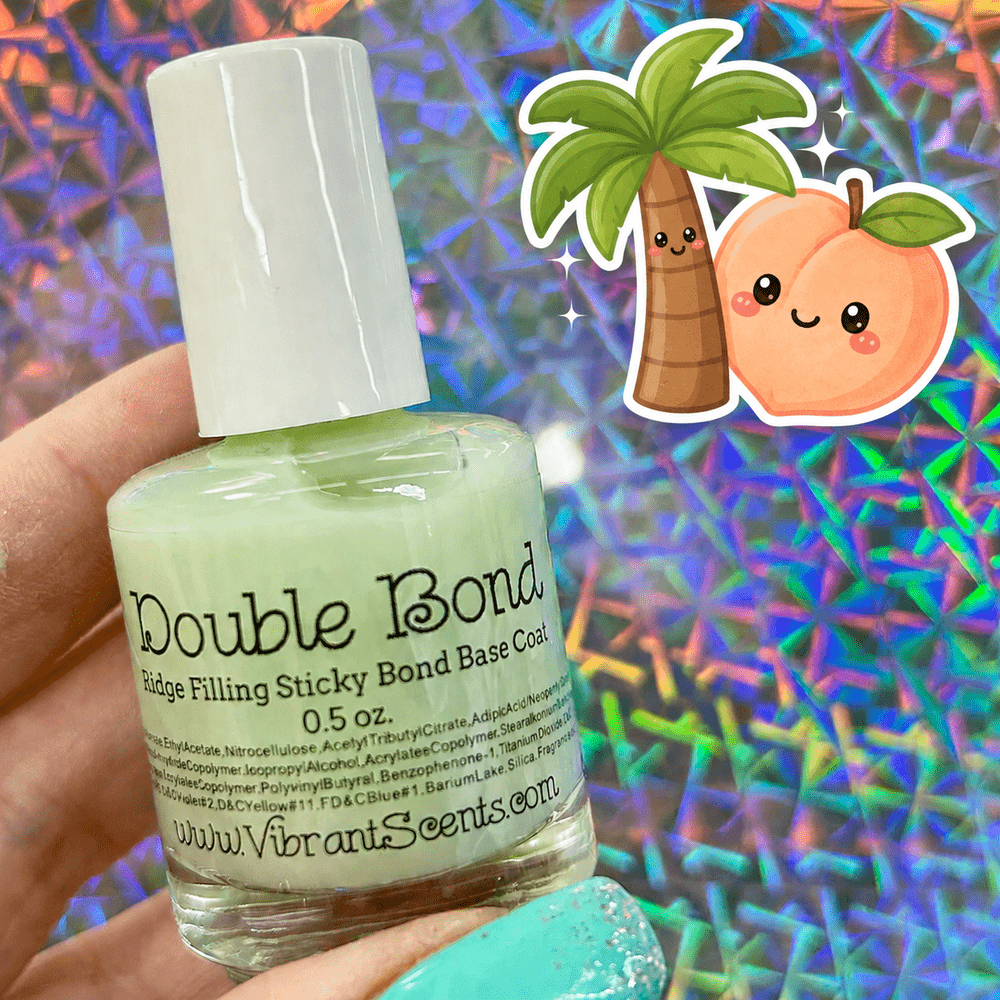 Base Coat by Vibrant Scents | Peach Beach Scented Double Bond Base Coat