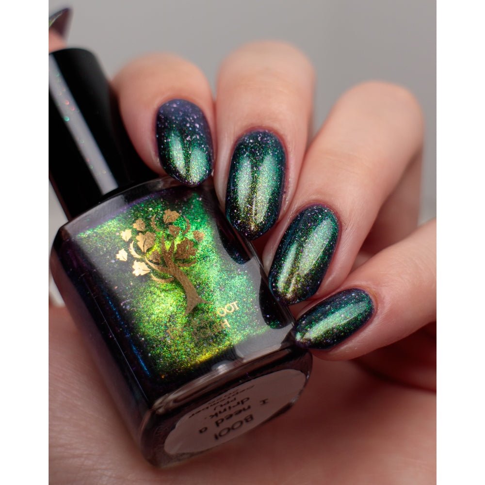 Danglefoot Nail Polish | Boo! I need a drink.