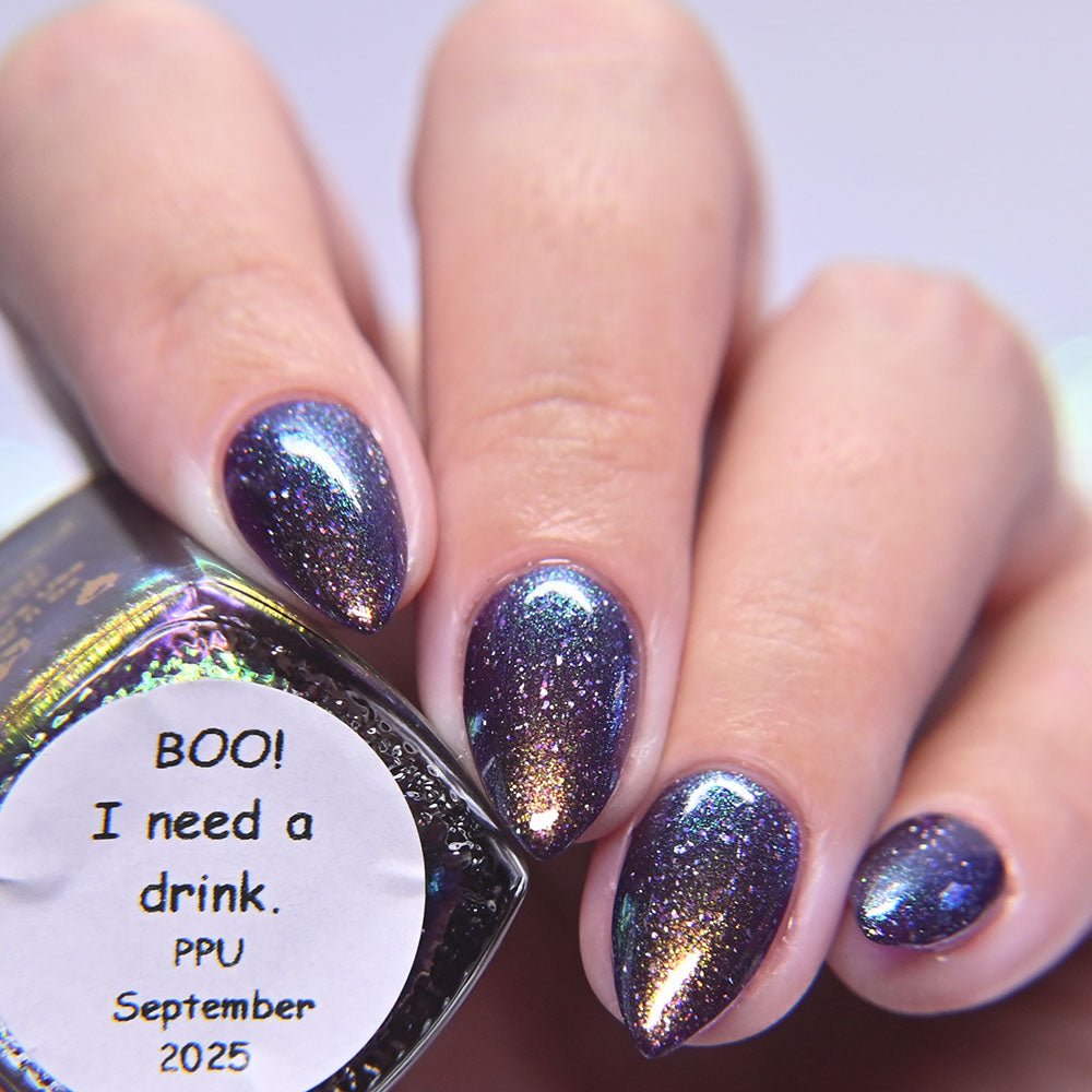 Danglefoot Nail Polish | Boo! I need a drink.