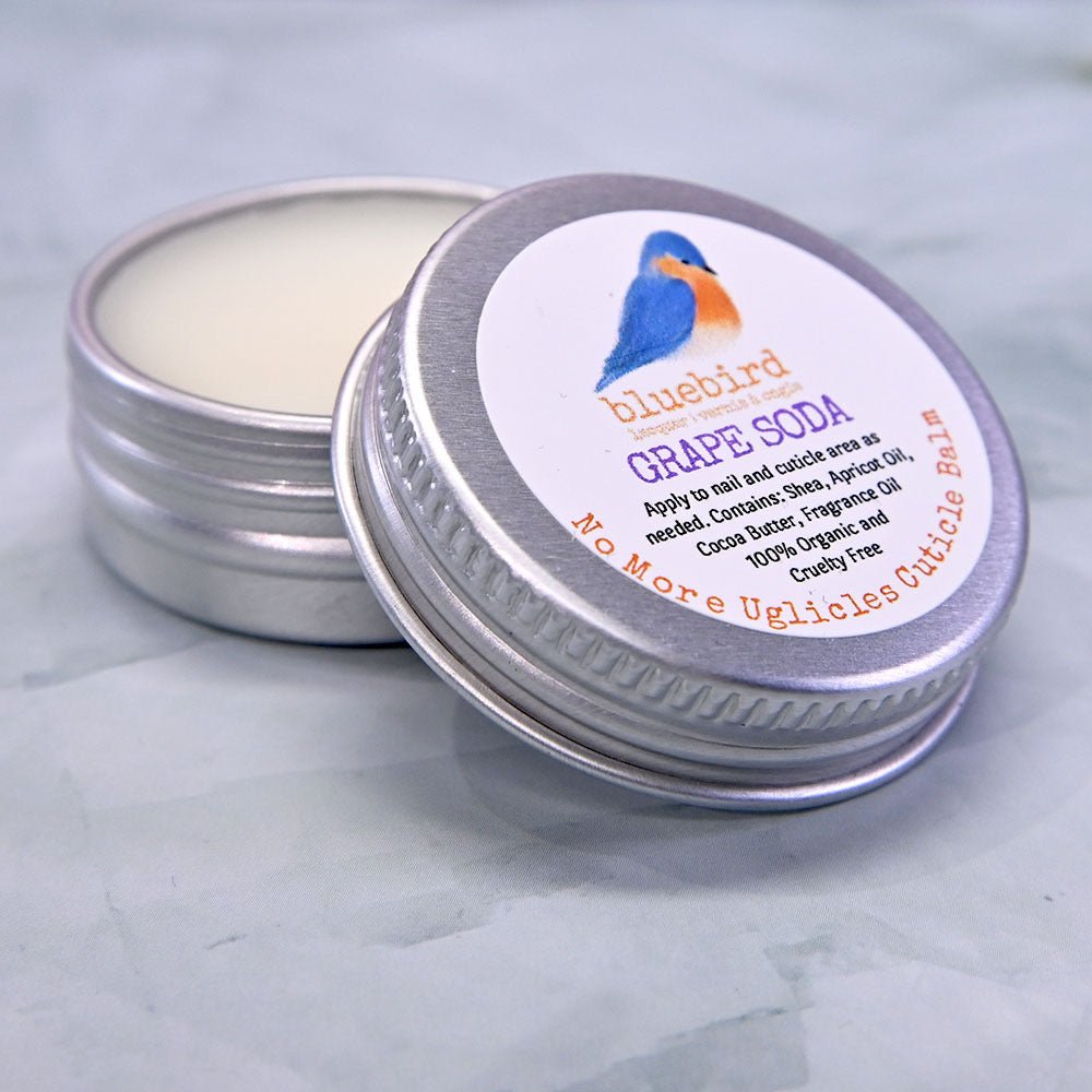 Cuticle Balm by Bluebird | No More Uglicles Grape Soda