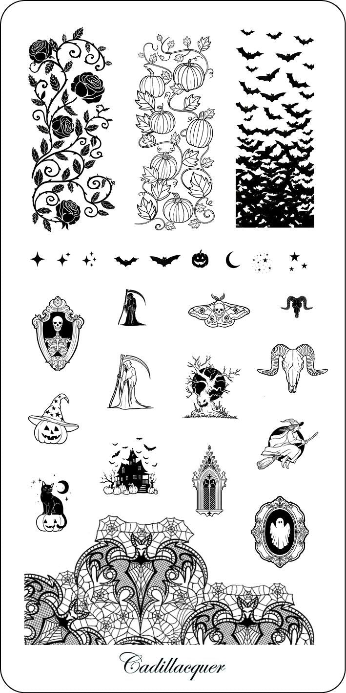 Stamping Plate by Cadillacquer | Halloween