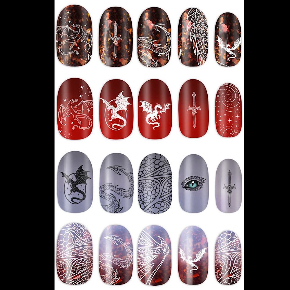 Stamping Plate by Cadillacquer | Dragons