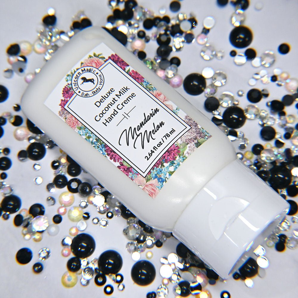 Unicorn Magic Skincare | Deluxe Coconut Milk Hand creme scented in Mandarin Melon